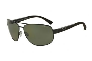 Image of Armani EA2036 Bifocal Prescription Sunglasses EA2036-30149A-64 - Lens Diameter 64 mm, Frame Color Black