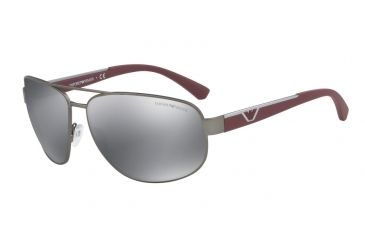 Image of Armani EA2036 Bifocal Prescription Sunglasses EA2036-31306G-64 - Lens Diameter 64 mm, Frame Color Gunmetal Rubber