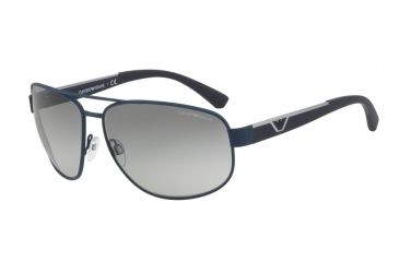 Image of Armani EA2036 Bifocal Prescription Sunglasses EA2036-318811-64 - Lens Diameter 64 mm, Frame Color Dark Blue Rubber