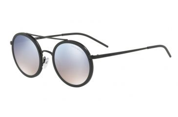 Image of Armani EA2041 Single Vision Prescription Sunglasses EA2041-30017B-50 - Lens Diameter 50 mm, Frame Color Matte Black