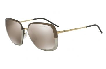 Image of Armani EA2045 Progressive Prescription Sunglasses EA2045-31245A-62 - Lens Diameter 62 mm, Frame Color Pale Gold