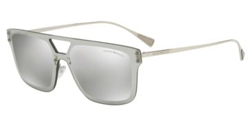 Image of Armani EA2048 Bifocal Prescription Sunglasses EA2048-30156G-43 - Lens Diameter 43 mm, Frame Color Silver