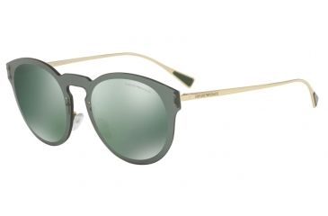 Image of Armani EA2049 Single Vision Prescription Sunglasses EA2049-30136R-43 - Lens Diameter 43 mm, Frame Color Pale Gold