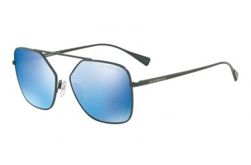 Image of Armani EA2053 Single Vision Prescription Sunglasses EA2053-317355-56 - Lens Diameter 56 mm, Frame Color Matte Green