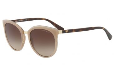 Image of Armani EA2055 Progressive Prescription Sunglasses EA2055-301313-55 - Lens Diameter 55 mm, Frame Color Opal Turtledove