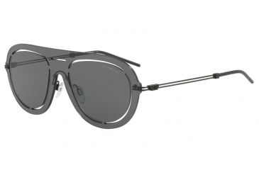 Image of Armani EA2057 Bifocal Prescription Sunglasses EA2057-300187-41 - Lens Diameter 141 mm, Lens Diameter 41 mm, Frame Color Grey