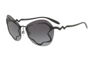 Image of Armani EA2060 Single Vision Prescription Sunglasses EA2060-30148G-65 - Lens Diameter 65 mm, Frame Color Black