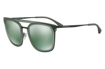 Image of Armani EA2062 Progressive Prescription Sunglasses EA2062-31276R-54 - Lens Diameter 54 mm, Frame Color Matte Dark Green