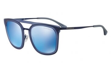 Image of Armani EA2062 Progressive Prescription Sunglasses EA2062-312855-54 - Lens Diameter 54 mm, Frame Color Matte Dark Blue