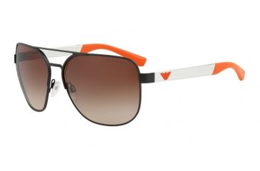 Image of Armani EA2064 Bifocal Prescription Sunglasses EA2064-322613-62 - Lens Diameter 62 mm, Frame Color Matte Black