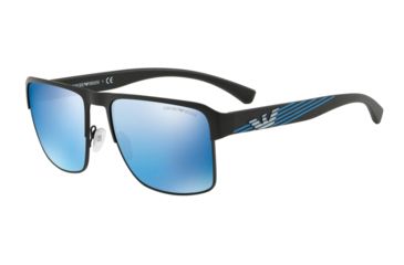 Image of Armani EA2066 Progressive Prescription Sunglasses, 57mm, Matte Black, EA2066-300155-57-PRO