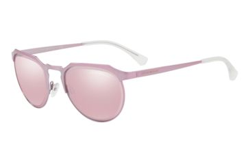Image of Armani EA2067 Progressive Prescription Sunglasses EA2067-32737V-54 - Lens Diameter 54 mm, Frame Color Metallized Pink