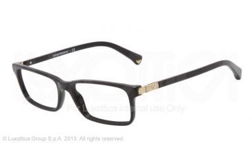 Image of Armani EA3005 Progressive Prescription Eyeglasses 5017-51 - Black Frame