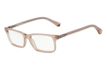 Image of Armani EA3005 Progressive Prescription Eyeglasses 5084-51 - Opal Brown Pearl Frame