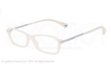 Image of Armani EA3006 Single Vision Prescription Eyeglasses 5082-51 - Opal Beige Frame