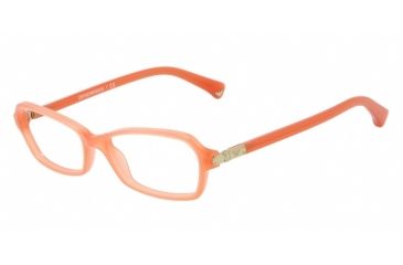 Image of Armani EA3009 Single Vision Prescription Eyeglasses 5083-52 - Opal Coral Frame