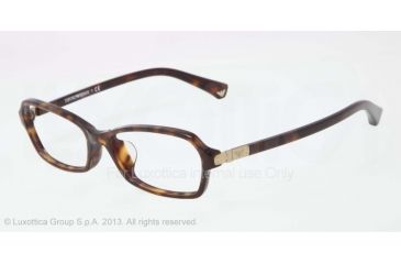 Image of Armani EA3009F Progressive Prescription Eyeglasses 5026-54 - Dark Havana Frame