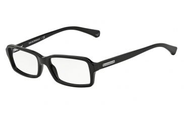 Image of Armani EA3010 Progressive Prescription Eyeglasses 5017-52 - Black Frame