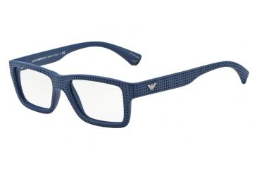 Image of Armani EA3019 Bifocal Prescription Eyeglasses 5065-53 - Blue Frame