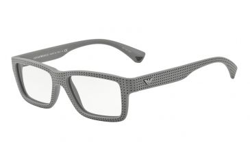 Image of Armani EA3019 Bifocal Prescription Eyeglasses 5141-53 - Grey Frame