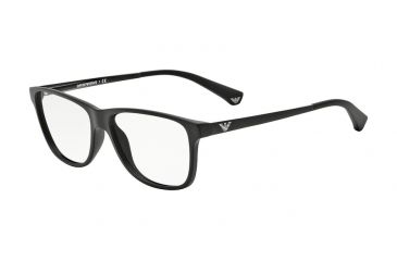 Image of Armani EA3025 Bifocal Prescription Eyeglasses 5042-54 - Matte Black Frame