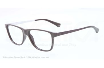 Image of Armani EA3025 Bifocal Prescription Eyeglasses 5196-54 - Dark Brown Frame