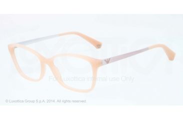 Image of Armani EA3026 Progressive Prescription Eyeglasses 5087-52 - Pearl Peach Frame