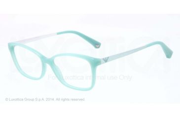 Image of Armani EA3026 Progressive Prescription Eyeglasses 5213-52 - Pearl Green Frame