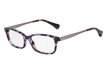 Image of Armani EA3031 Single Vision Prescription Eyeglasses 5226-53 - Violet Havana Frame