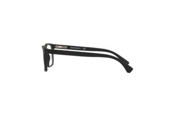 Image of Armani EA3034 Progressive Prescription Eyeglasses, 55mm, Black Rubber, EA3034-5649-55-PRO