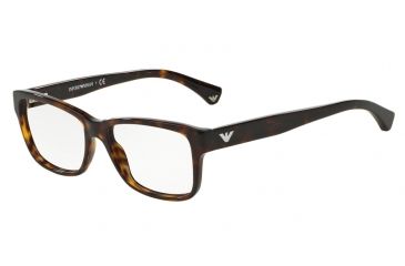 Image of Armani EA3051F Progressive Prescription Eyeglasses 5026-53 - Havana Frame