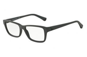 Image of Armani EA3057 Bifocal Prescription Eyeglasses 5369-52 - Matte Grey Frame