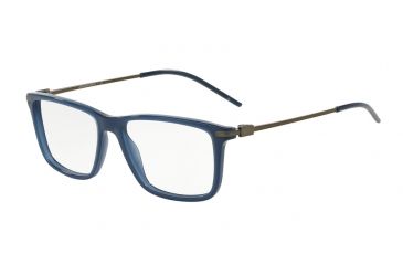 Image of Armani EA3063F Bifocal Prescription Eyeglasses 5383-55 - Opal Marine Blue Frame