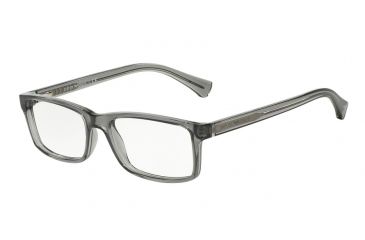 Image of Armani EA3065 Bifocal Prescription Eyeglasses 5372-52 - Transparent Grey Frame