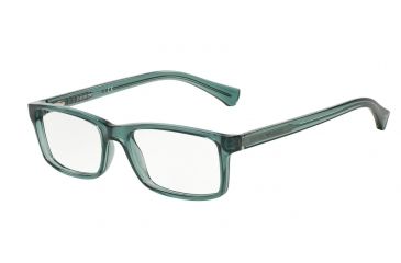 Image of Armani EA3065 Bifocal Prescription Eyeglasses 5375-52 - Transparent Green Frame