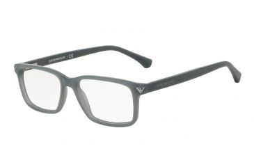 Image of Armani EA3072F Single Vision Prescription Eyeglasses 5454-56 - Matte Opal Grey Frame