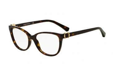 Image of Armani EA3077 Progressive Prescription Eyeglasses 5026-52 - Havana Frame
