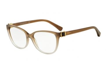 Image of Armani EA3077 Progressive Prescription Eyeglasses 5458-52 - Brown Gradient Frame
