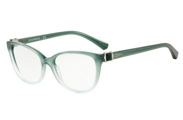 Image of Armani EA3077 Progressive Prescription Eyeglasses 5460-52 - Green Gradient Frame