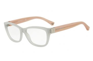 Image of Armani EA3084 Progressive Prescription Eyeglasses 5519-52 - Opal Grey Green Frame