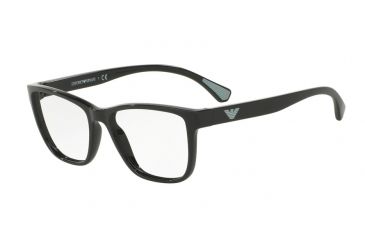 Image of Armani EA3090 Progressive Prescription Eyeglasses 5017-52 - Black Frame