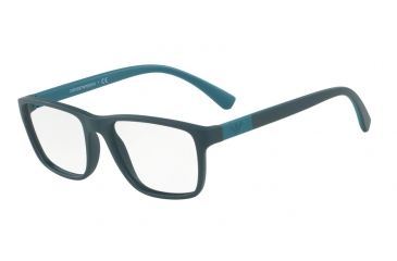 Image of Armani EA3091 Single Vision Prescription Eyeglasses 5500-53 - Matte Green Frame
