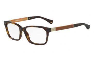 Image of Armani EA3095 Progressive Prescription Eyeglasses 5026-51 - Havana Frame