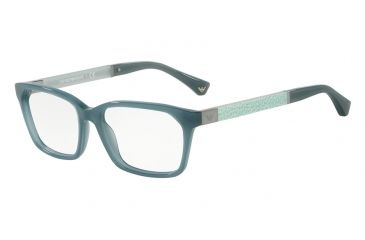 Image of Armani EA3095 Progressive Prescription Eyeglasses 5539-51 - Opal Grey Green Frame