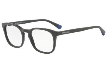 Image of Armani EA3118F Single Vision Prescription Eyeglasses 5597-53 - Matte Green Frame