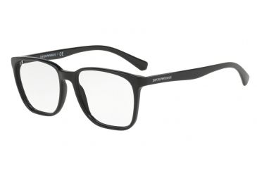 Image of Armani EA3127 Single Vision Prescription Eyeglasses 5001-53 - Black Frame
