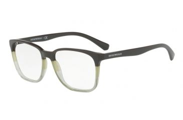 Image of Armani EA3127 Single Vision Prescription Eyeglasses 5627-53 - Green Frame