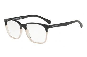 Image of Armani EA3127 Single Vision Prescription Eyeglasses 5630-53 - Sand Brown Frame