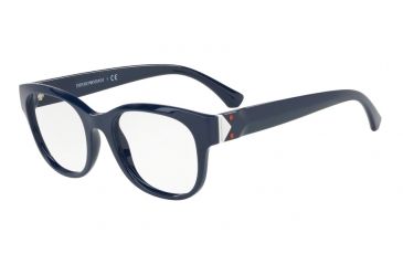 Image of Armani EA3131F Progressive Prescription Eyeglasses, 52mm, Blue, EA3131F-5661-52-PRO