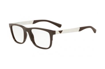 Image of Armani EA3133 Prescription Eyeglasses, 53mm, Brown, EA3133-5064-53-SV